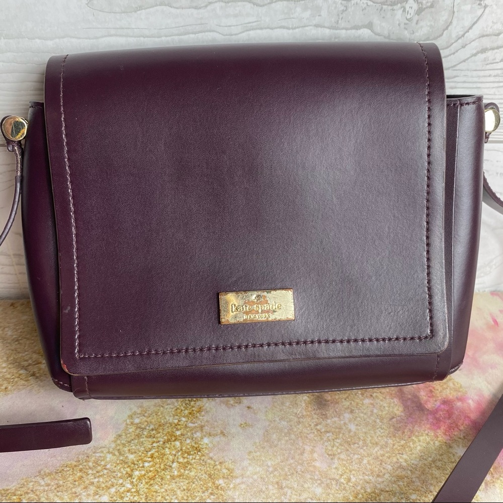 Kate Spade Deep Plum Crossbody Bag